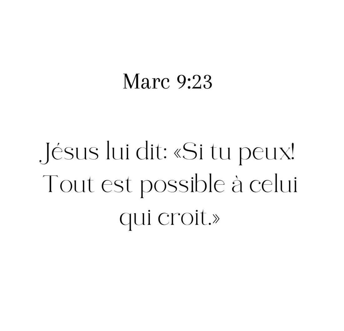 Marc 9:23