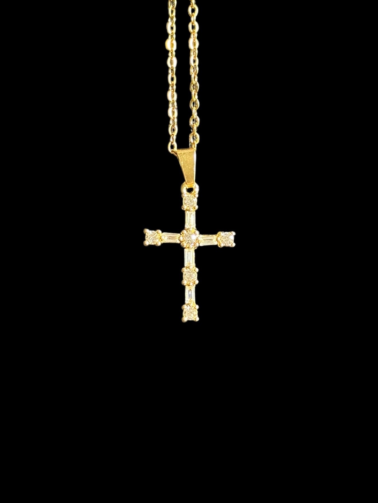 Collier chrétien Zedekiah pendentif croix foi biblique bijou religieux symbolique accessoire spirituel tendance homme femme