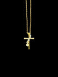 Bijou chrétien de qualité, collier discret avec croix – Elohim Bijoux.
