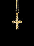 Collier chrétien Zeruiah pendentif croix symbole force et guidance divine bijou religieux spirituel pour hommes et femmes