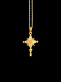 Collier chrétien Timna croix bijou religieux symbole de foi et protection divine accessoire spirituel pour homme et femme