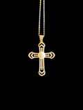 Collier chrétien Obed croix bijou religieux symbole de foi et espérance divine accessoire spirituel pour homme et femme
