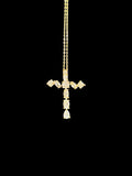 Collier chrétien Jamin croix bijou religieux symbole de foi et protection divine accessoire spirituel pour homme et femme