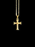 Collier chrétien Gaddiel bijou croix symbole de foi et protection divine accessoire spirituel pour hommes et femmes