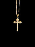 Collier chrétien Zaccur bijou croix symbole de foi et force spirituelle accessoire religieux pour hommes et femmes