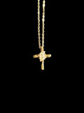 Collier chrétien Ira bijou croix symbole de foi et courage spirituel accessoire religieux pour hommes et femmes