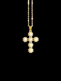 Collier chrétien Elnathan bijou croix symbole de foi et sagesse divine accessoire spirituel pour hommes et femmes