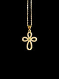 Collier chrétien Talmai bijou croix symbole de foi et protection divine accessoire spirituel pour hommes et femmes