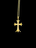 Collier chrétien Eliab croix bijou religieux symbole de foi et force spirituelle accessoire chrétien pour homme et femme