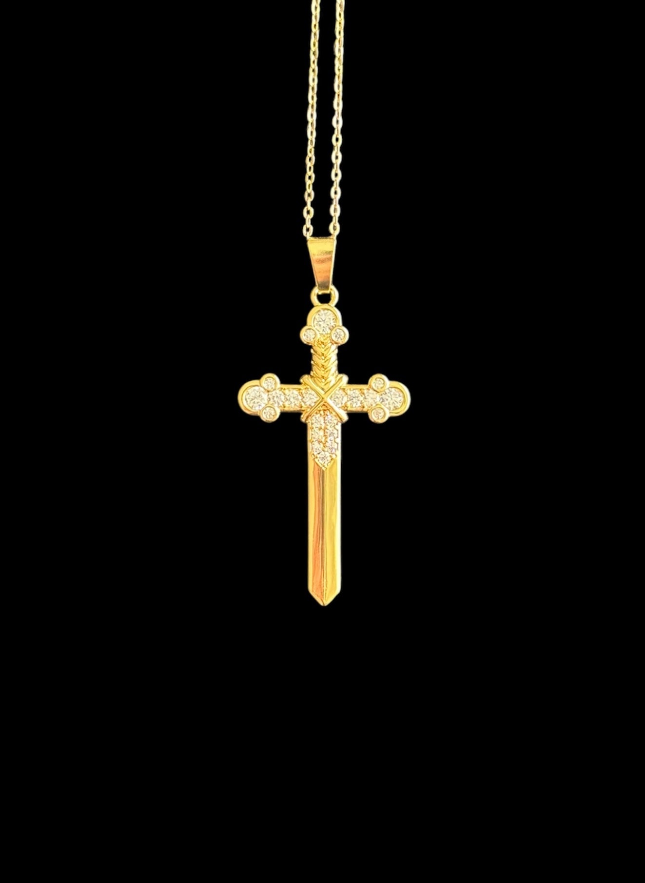 Collier chrétien Epher croix religieuse bijou spirituel chrétien symbole de foi en Jésus Christ pour homme et femme