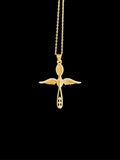 Collier chrétien Elpaal croix bijou religieux symbole de foi et sérénité spirituelle accessoire pour croyants homme et femme