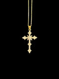 Collier chrétien Naarah croix bijou religieux symbole d’espérance et lumière divine accessoire spirituel pour homme et femme