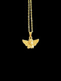 Collier ange en plaqué or – bijou chrétien délicat