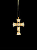 Collier chrétien Abihail croix bijou religieux symbole de foi et protection divine accessoire spirituel pour homme et femme