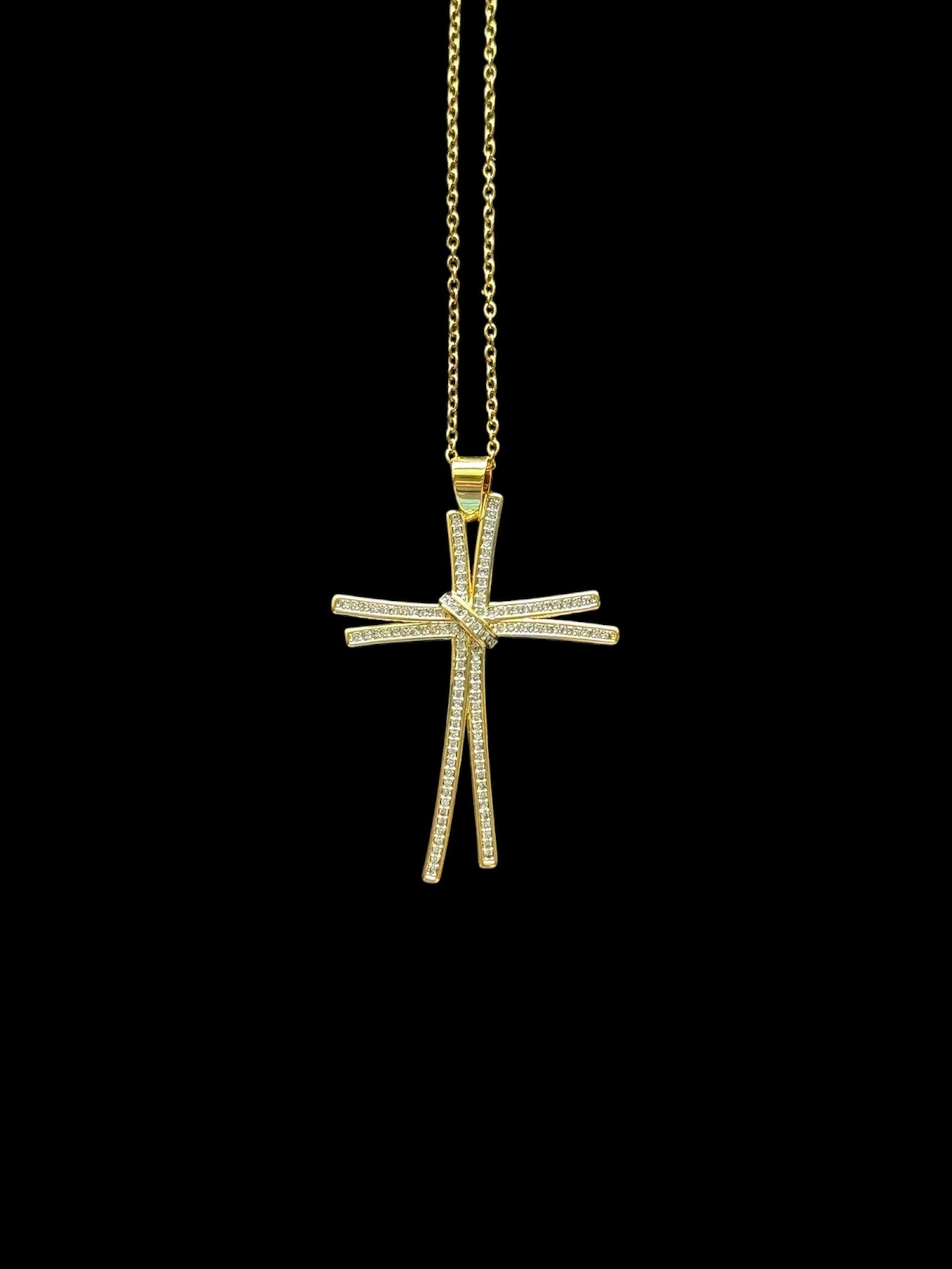 Collier lumineux avec zircon, cadeau symbolique pour Noël – Elohim Bijoux.