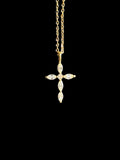 Collier chrétien Naamah bijou croix symbole de foi et lumière divine accessoire spirituel pour hommes et femmes